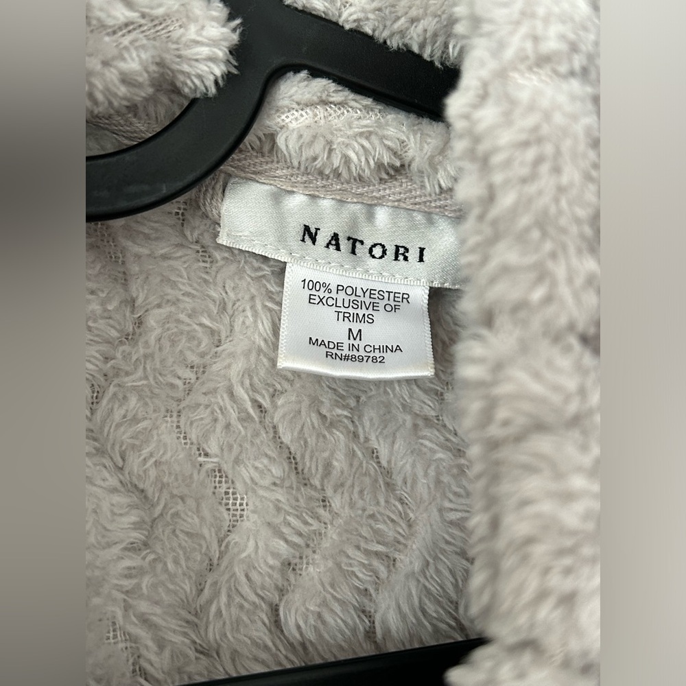 Natori Plush Geo Robe One Size - image 8